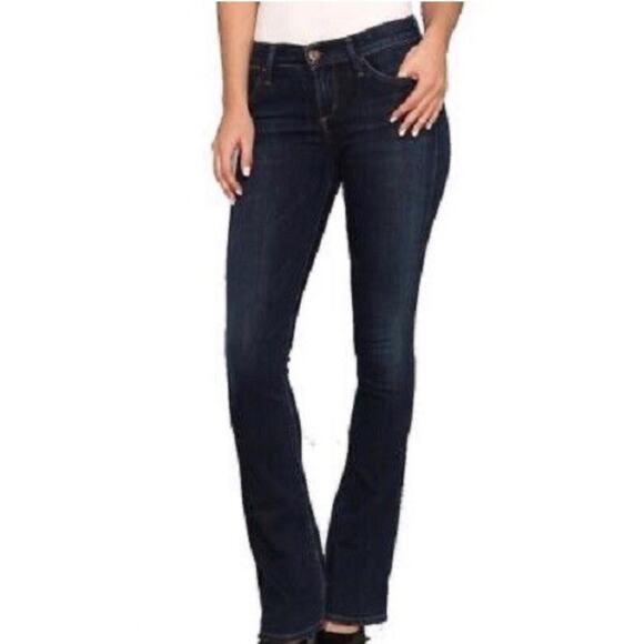 Agolde Anthropologie dark washed premium jeans 31x31 - Picture 2 of 10
